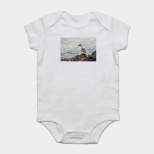 Black-crowned night heron of hawaii 6 Baby Bodysuit